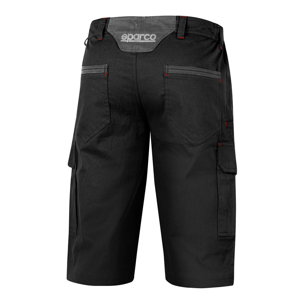 PANTALÓN BERMUDA CARGO NEGRO TALLA-XXL 02410NR5XXL SPARCO