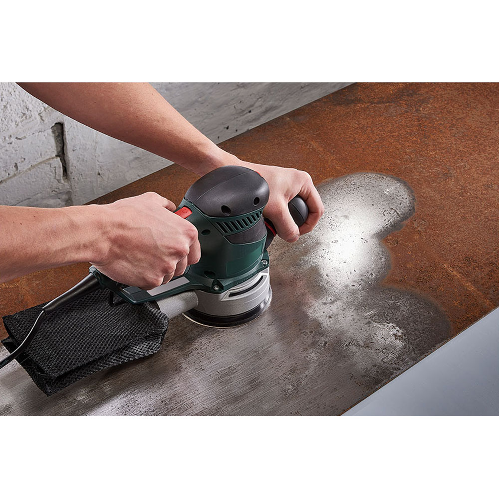 DISCO DE LIJAR MULTIORIFICIO PARA LIJADORA EXCÉNTRICA, Ø 125 mm, GRANO 80 1107000 WOLFCRAFT - Imagen 2