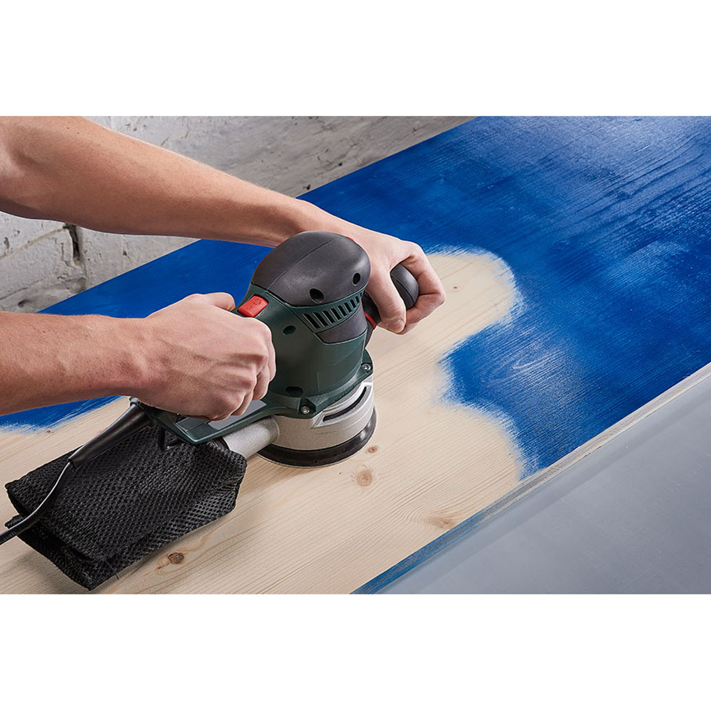 DISCO DE LIJAR MULTIORIFICIO PARA LIJADORA EXCÉNTRICA, Ø 125 mm, GRANO 80 1107000 WOLFCRAFT - Imagen 3