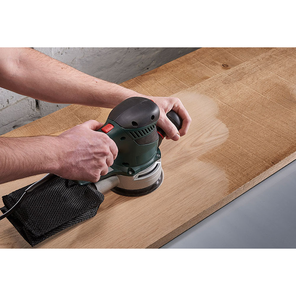 DISCO DE LIJAR MULTIORIFICIO PARA LIJADORA EXCÉNTRICA, Ø 125 mm, GRANO 120 1108000 WOLFCRAFT - Imagen 4