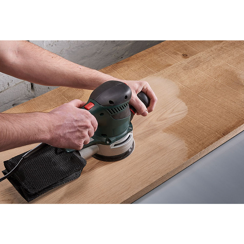 DISCO DE LIJAR MULTIORIFICIO PARA LIJADORA EXCÉNTRICA, Ø 125 mm, GRANO 180 1109000 WOLFCRAFT - Imagen 4