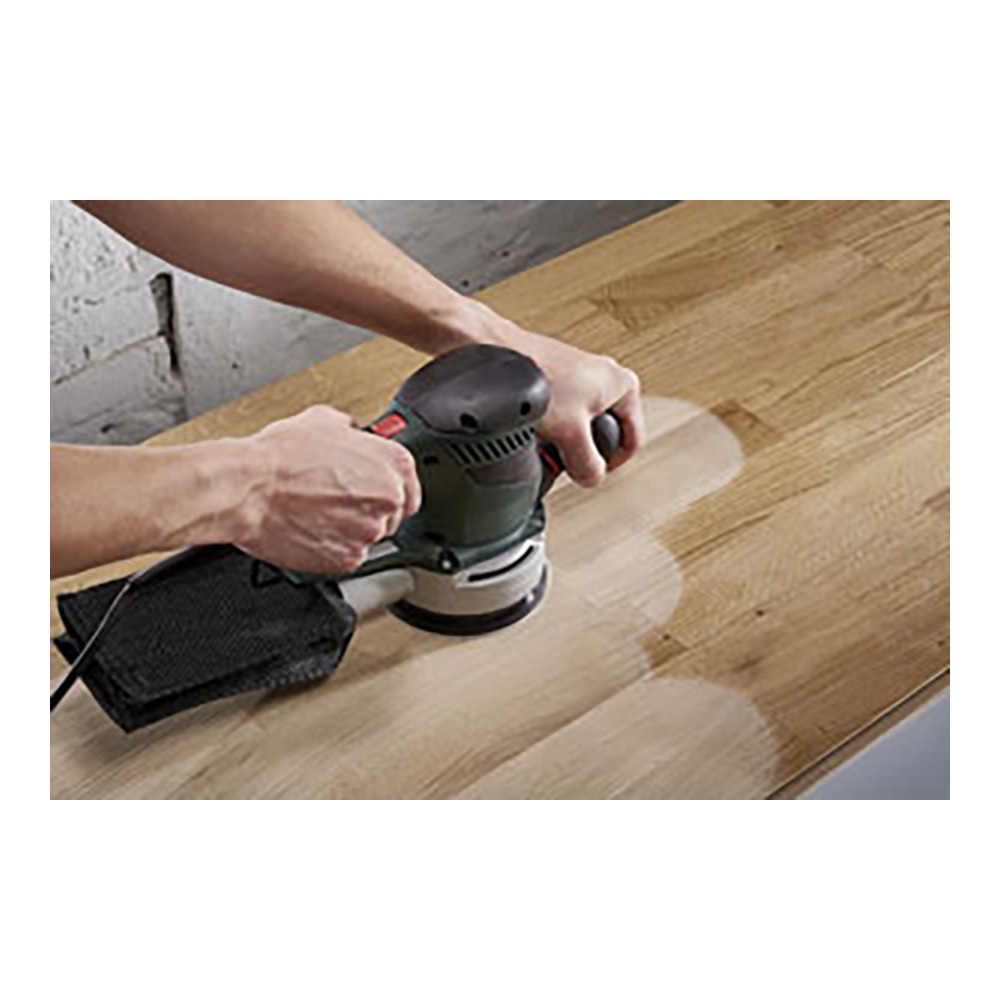 PACK 5 HOJAS DE LIJAR ADHESIVAS, CORINDÓN GRANO 80 PERFORADAS Ø125mm 2070000 WOLFCRAFT