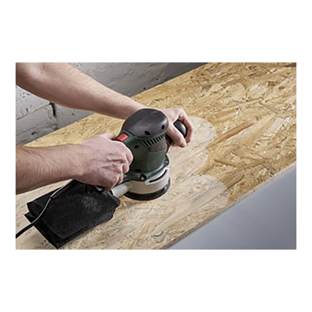 PACK 5 HOJAS DE LIJAR ADHESIVAS, CORINDÓN GRANO 80 PERFORADAS Ø125mm 2070000 WOLFCRAFT - Imagen 2