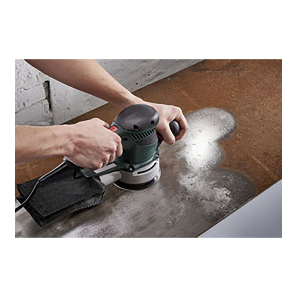 PACK 5 HOJAS DE LIJAR ADHESIVAS, CORINDÓN GRANO 120 PERFORADAS Ø125mm 2251000 WOLFCRAFT - Imagen 2