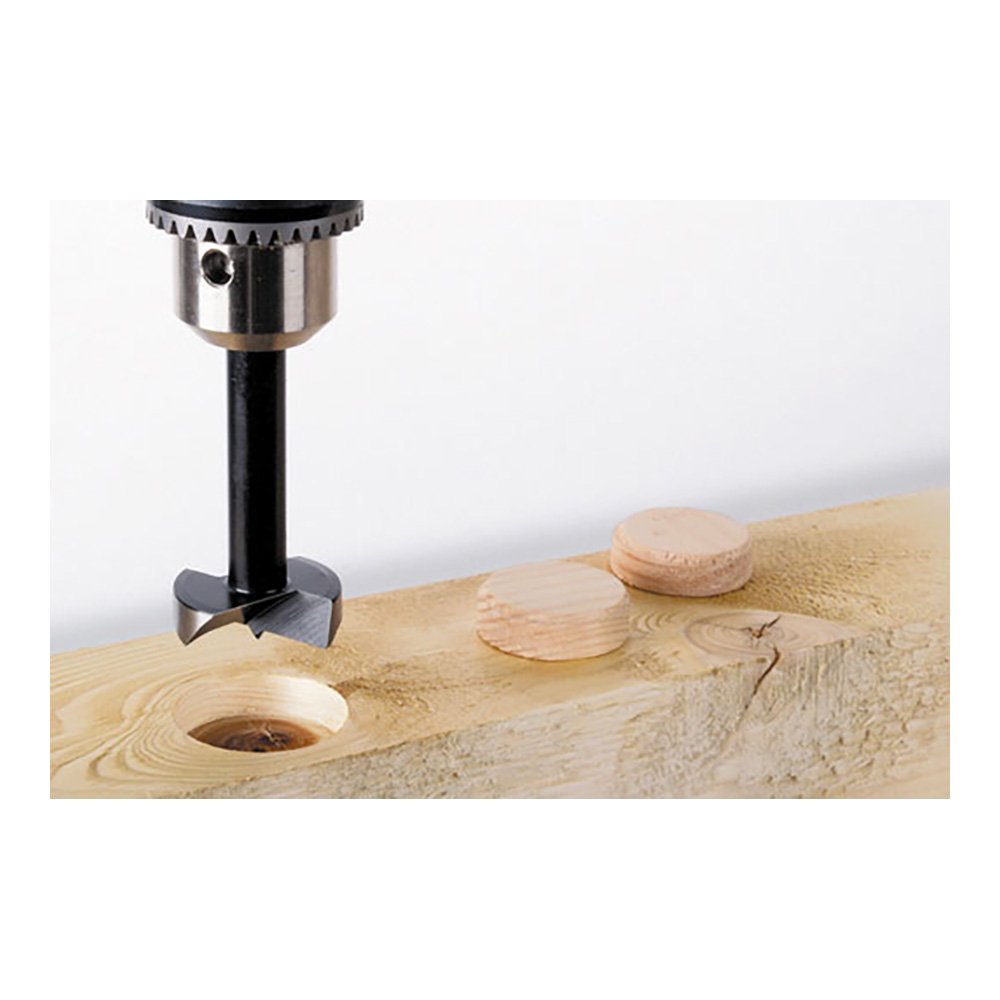 FRESA DE EMBUTIR CILÍNDRICA, LONGITUD TOTAL 53mm Ø35mm 3302000 WOLFCRAFT