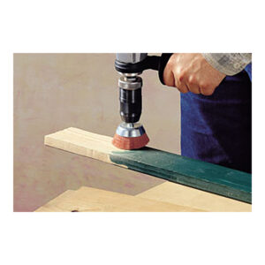 CEPILLO DE COPA DE NYLON, VÁSTAGO HEXAGONAL 1/4" (6,35mm) 1506000 WOLFCRAFT