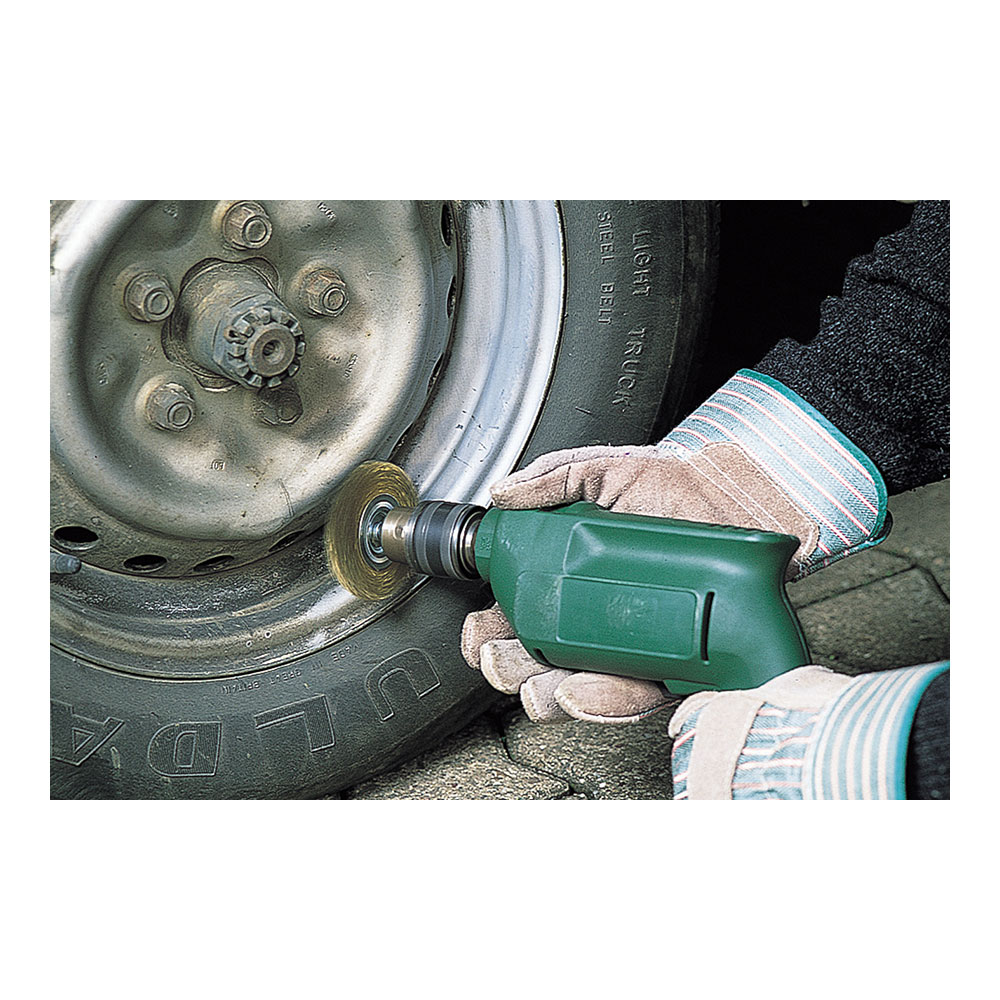 CEPILLO DE DISCO DE ALAMBRE DE LATÓN VÁST. HEXAGONAL Ø75x10mm 2110000 WOLFCRAFT