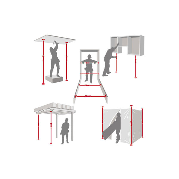 PUNTAL EXPANSION P3 PIHER 155-290cm REF. 30012 - Imagen 3