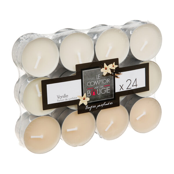 VELA PERFUMADA 24 unid. 3,72cm COLORES / MODELOS SURTIDOS - Imagen 2