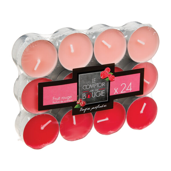 VELA PERFUMADA 24 unid. 3,72cm COLORES / MODELOS SURTIDOS - Imagen 3