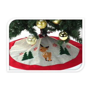 BASE DECORATIVA REDONDA PARA ARBOL NAVIDAD VINTAGE Ø90cm COLORES / MODELOS SURTIDOS