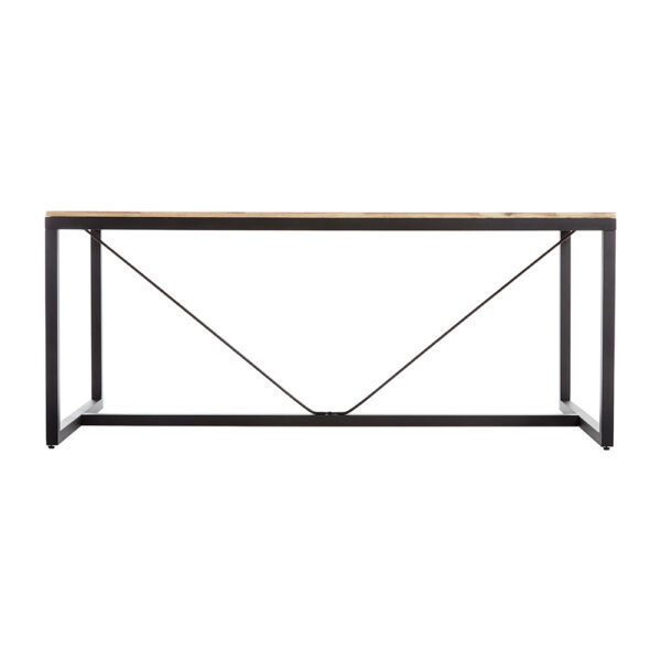 MESA DE COMEDOR MADERA NATURAL ACACIA MODELO EDENA 180x90x75cm
