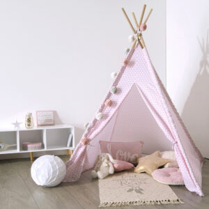 TIPI ROSA CON FUNDA DE ALMACENAJE 160x120x120cm