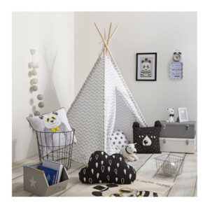 TIPI GRIS CON FUNDA DE ALMACENAJE 160x120x120cm