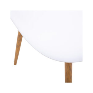 SILLA DE COMEDOR BLANCAS COL."TAHO" 47x53x85cm