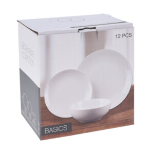 SERVICIO DE MESA DE 12 PIEZAS PLATOS+CUENCOS