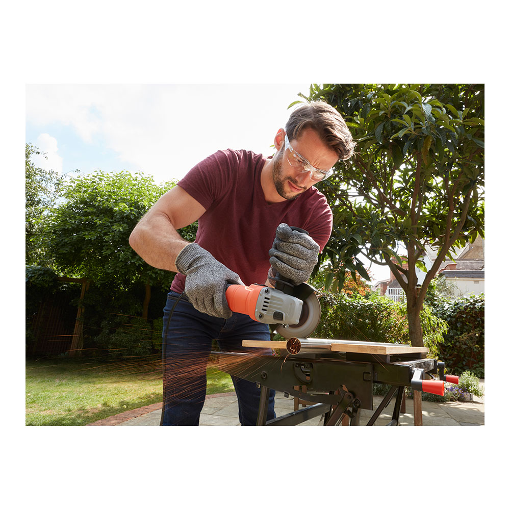 MINI AMOLADORA 710W Ø115mm BEG010-QS BLACK+DECKER - Imagen 4