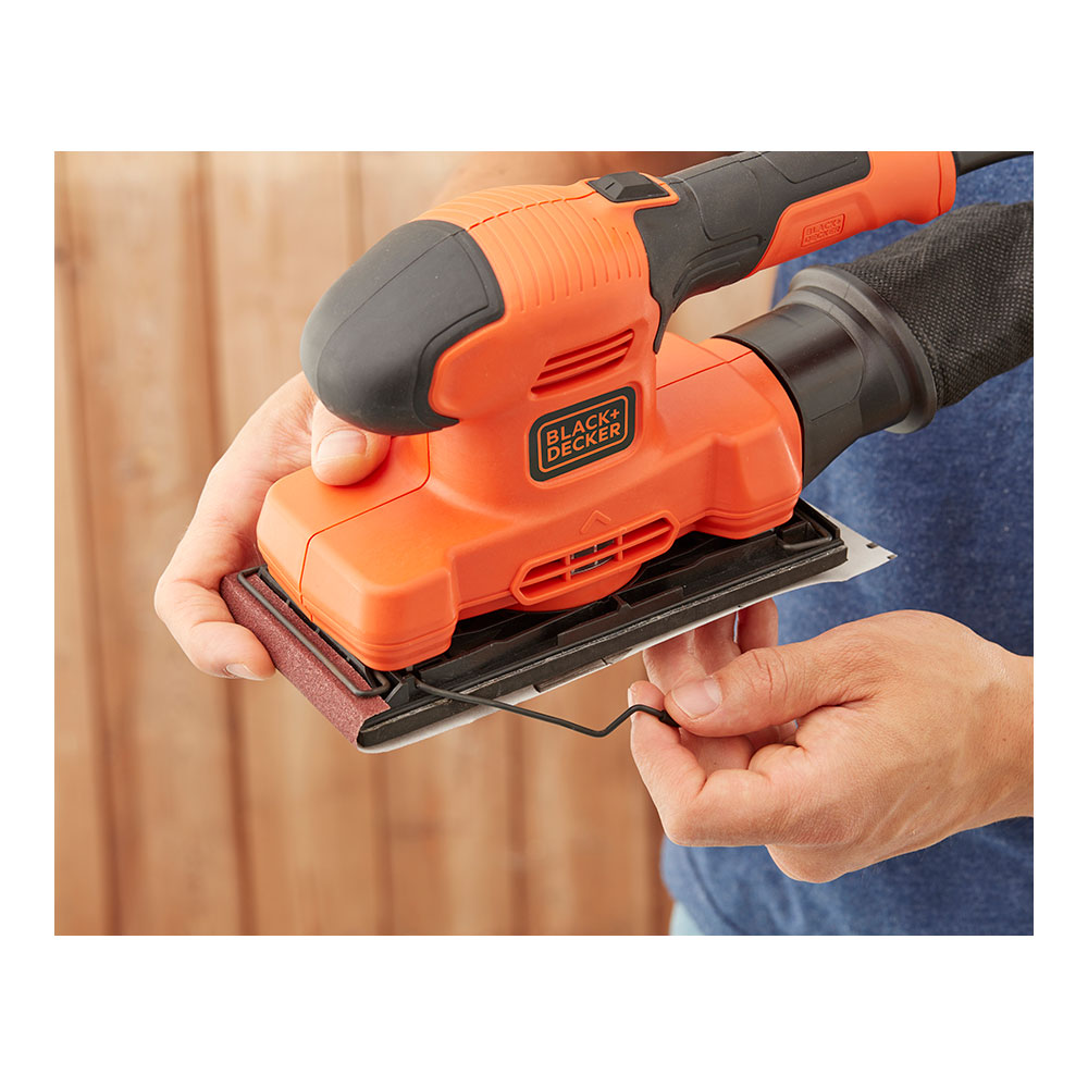 LIJADORA ORBITAL 150W DE 1/3 BEW220-QS BLACK+DECKER - Imagen 2