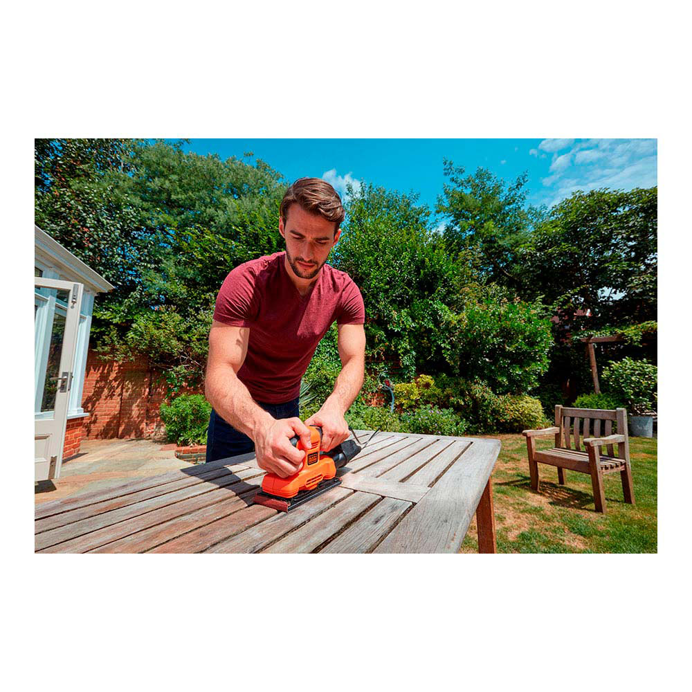 LIJADORA ORBITAL 150W DE 1/3 BEW220-QS BLACK+DECKER - Imagen 3