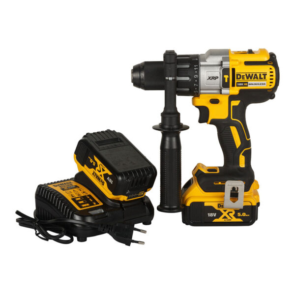 S.OF. TALADRO PERCUTOR SIN ESCOBILLAS XR 18V XRP 13mm 95Nm CON 2 BATERÍAS Li-Ion 5AH Y MALETÍN TSTAK DCD996P2-QW DEWALT - Imagen 2