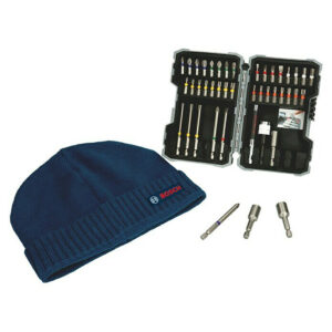 S.OF. ESTUCHE CON 43 PIEZAS PARA ATORNILLAR + GORRO BOSCH DE REGALO 0615997658 BOSCH
