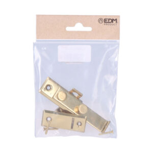 PESTILLO REVERSIBLE LATÓN PULIDO  8cm