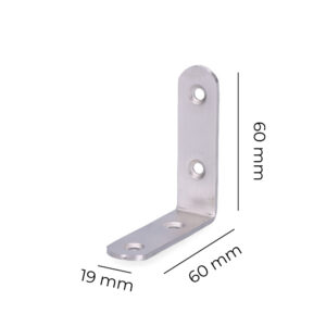 ANGULO ACERO INOX 60x19x60mm