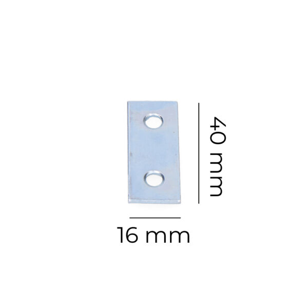 PLETINA  ZINCADA 40x16x1,5mm