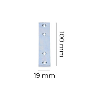 PLETINA ZINCADA 100x19x2mm