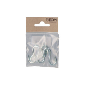 PACK 4 unid. GANCHO FORMA S 40 ZINCADO EDM