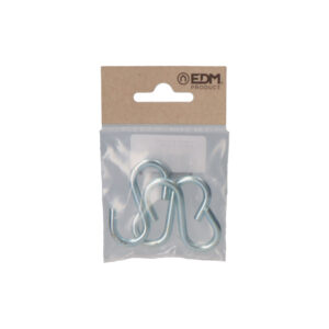 PACK 3 unid. GANCHO FORMA S 50 ZINCADO EDM