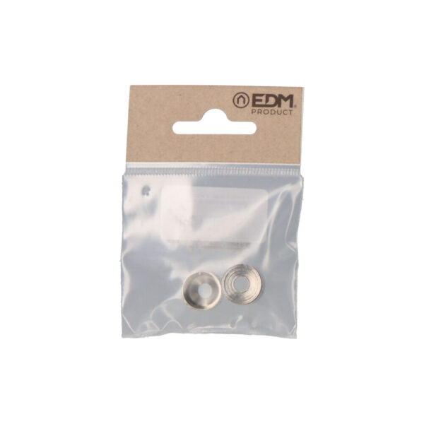 PACK 2 unid. SOPORTE BARRA ARMARIO EXTENSIBLE 12 NIQUEL EDM