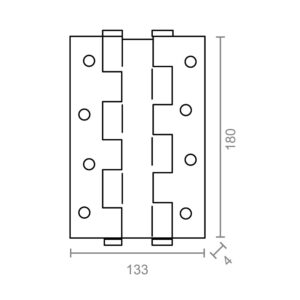 BLISTER BISAGRA DOBLE ACCION BS10 OR M57003 BRIMIC