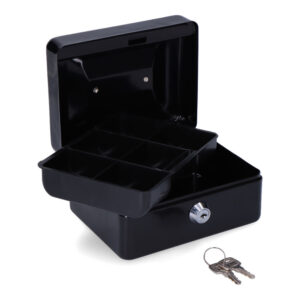 CAJA DE CAUDALES CFC09 152x118x80mm NEGRO M13393 MICEL