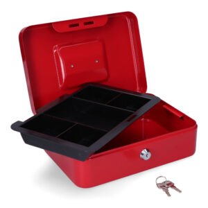 CAJA DE CAUDALES CFC09 250x180x90mm ROJO M13398 MICEL