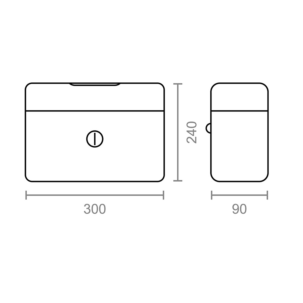 CAJA DE CAUDALES CFC09 300x240x90mm ROJO M13401 MICEL - Imagen 2