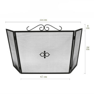 REJILLA SALVACHISPAS PLEGABLE COLOR NEGRO 111x0,8x60,5cm EDM