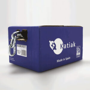 CAJA CADENA PEQUEÑA ZINCADA "L" Ø4mm PASO 30mm ANCHO EXTERIOR 14.7mm 53m