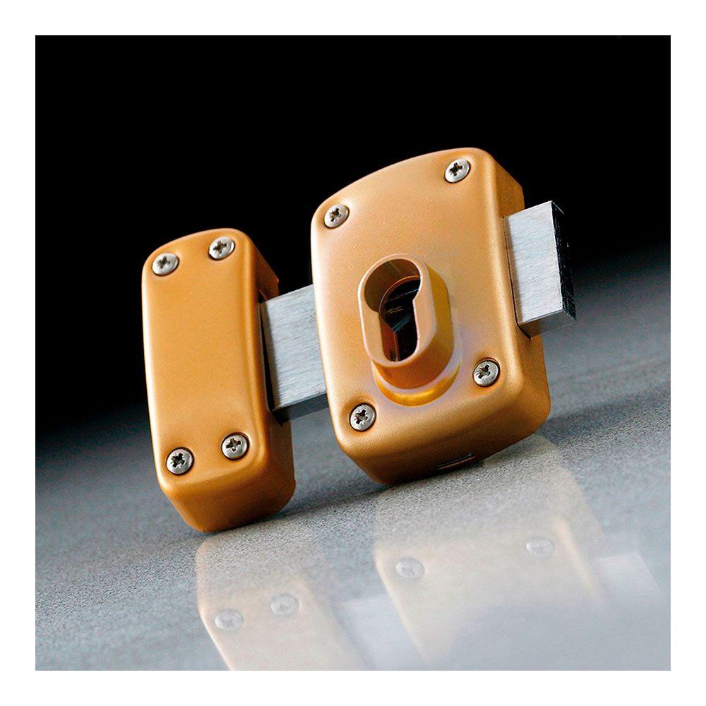 CERROJO X5. ACABADO MARRÓN. IFAM - Imagen 2