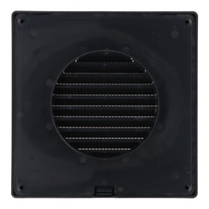REJILLA VENTILACIÓN  CUADRADA EMPOTRABLE CON MOSQUITERA ABS Ø10mm GRIS ANTRACITA