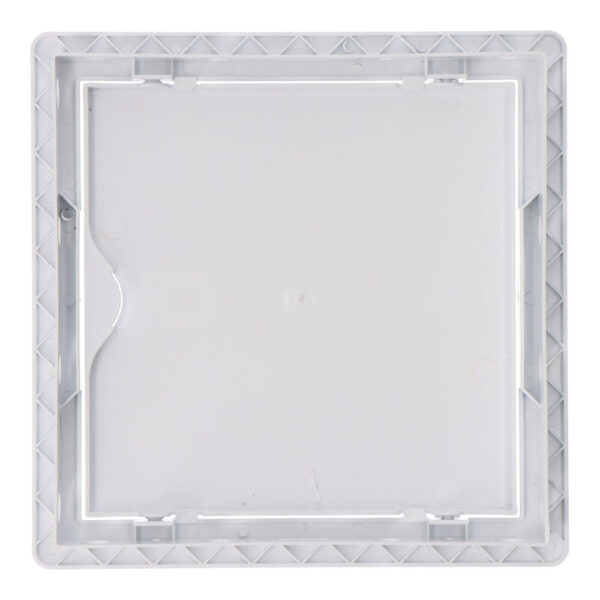 TAPA DE REGISTRO CUADRADA EMPOTRABLE ABS 15x15cm BLANCA