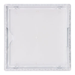 TAPA DE REGISTRO CUADRADA EMPOTRABLE ABS 20x20cm BLANCA