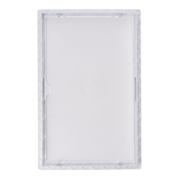 TAPA DE REGISTRO RECTANGULAR EMPOTRABLE ABS 25x40cm BLANCA