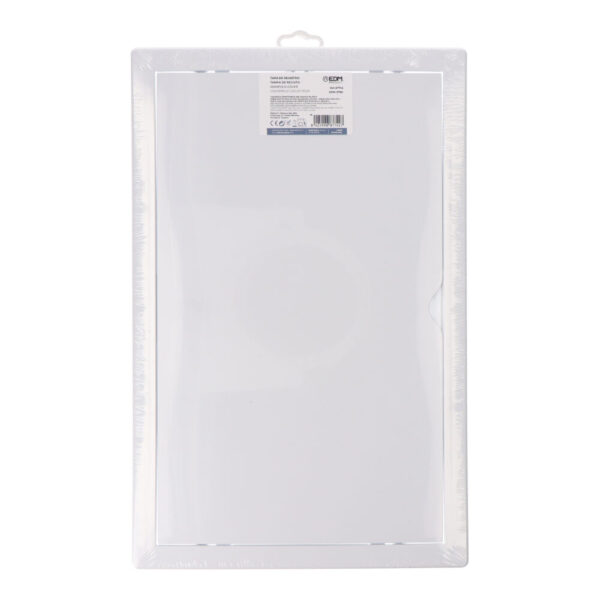 TAPA DE REGISTRO RECTANGULAR EMPOTRABLE ABS 25x40cm BLANCA - Imagen 2