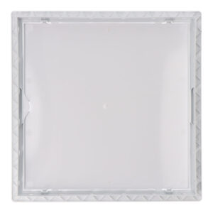 TAPA DE REGISTRO CUADRADA EMPOTRABLE ABS 30x30cm BLANCA