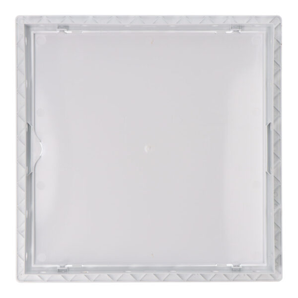 TAPA DE REGISTRO CUADRADA EMPOTRABLE ABS 30x30cm BLANCA