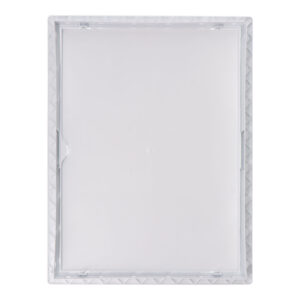 TAPA DE REGISTRO RECTANGULAR EMPOTRABLE ABS 30x40cm BLANCA