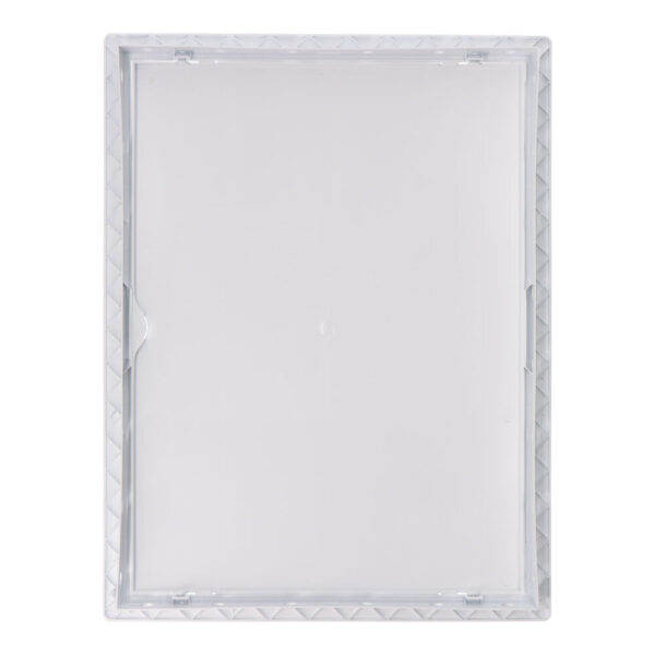 TAPA DE REGISTRO RECTANGULAR EMPOTRABLE ABS 30x40cm BLANCA