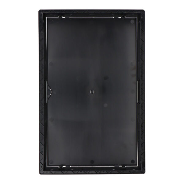 TAPA DE REGISTRO RECTANGULAR EMPOTRABLE ABS 25x40cm GRIS ANTRACITA