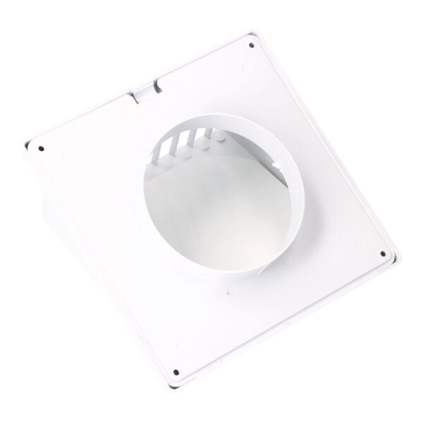 REJILLA VENTILACIÓN CON CAMPANA ABS Ø 100mm 170x170mm BLANCA